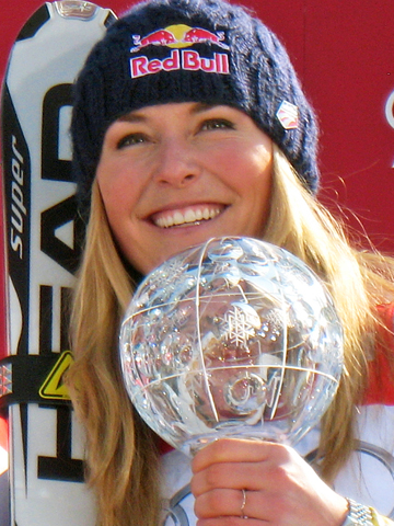 Lindsey Vonn, U.S. Ski Team, Creative Commons Attribution 2.0 via Wikimedia Commons