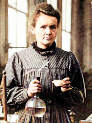 Marie Curie, Public Domain, first time in color 2020, Creative Commons Attribution 4.0 via Wikimedia Commons